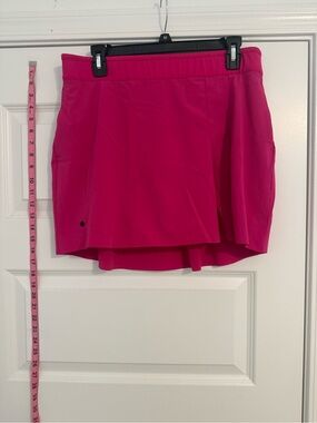 Nike Pink Athletic Golf Skort - Solid Hot Pink